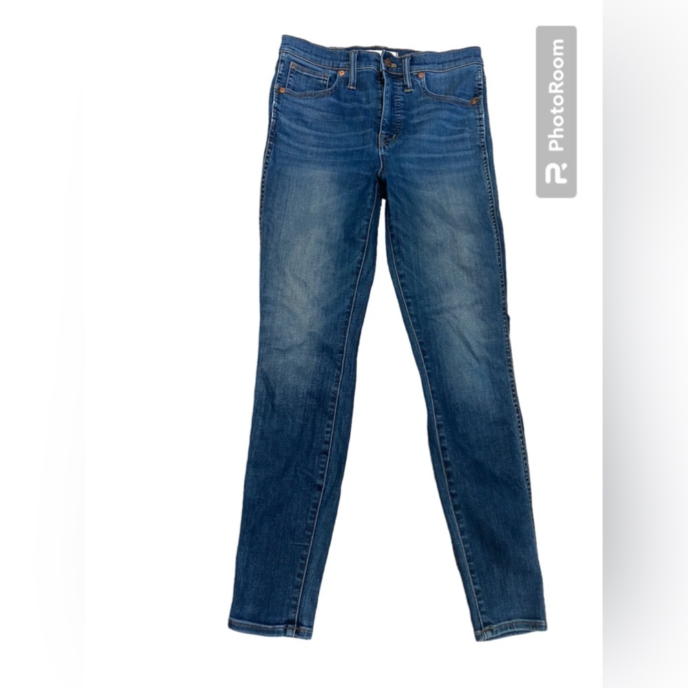 Madewell 10" High-Rise Skinny Jeans in Danny Wash: TENCEL™ Denim Edition size 28